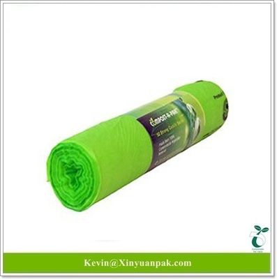 अच्छी कीमत पर्यावरण के अनुकूल थोक मकई मिर्च कस्टम रंग मुद्रित 100% बायोडिग्रेडेबल कम्पोस्टेबल प्लास्टिक कचरा बैग रोल पर ऑनलाइन