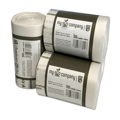 अच्छी कीमत शीर्ष बिक्री टिकाऊ थोक 100% बायोडिग्रेडेबल मकई स्टार्च कस्टम लोगो होम कंपोस्ट पर्यावरण के अनुकूल कंपोस्टेबल यार्ड कचरा बैग ऑनलाइन