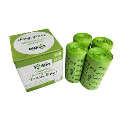 अच्छी कीमत टिकाऊ पर्यावरण के अनुकूल मकई स्टार्च आधारित 100% कम्पोस्टेबल कस्टम लोगो प्रिंट बायोडिग्रेडेबल डिस्पोजेबल पोर्टेबल कचरा बिन लाइनर ऑनलाइन
